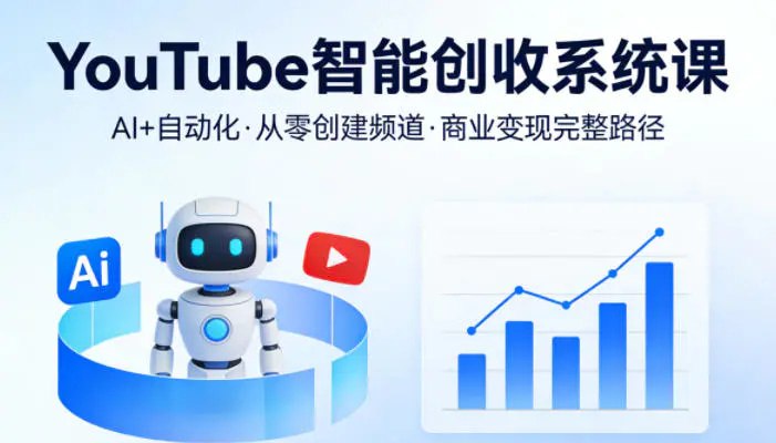 📌 #奇技淫巧 ✍️ 《YouTube智能创收系统课 AI+自动化 从零创建YouTube频道并实现商业变现的完整路径》📖 项目介绍：《YouTube智能创收系统》助您运用自动化与AI技术，实现视频平台的持续收益