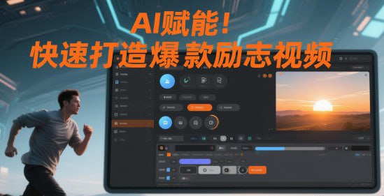 ✍️  《AI赋能！快速打造爆款励志视频 新手也能月入过万W》💡  项目介绍：拆解一个低门槛高回报的短视频赛道——励志语录类账号