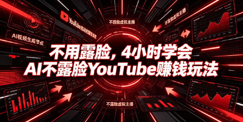 📌 #奇技淫巧  | 活动线报 · 返佣平台✍️ 《不用露脸 4小时学会AI不露脸YouTube賺钱玩法【原创双语字幕】》📖 项目介绍：《无面创收》教您运用AI技术，在不露脸的情况下实现线上盈利——例如运营YouTube频道